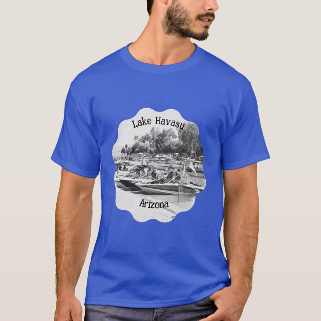 Vintage Lake Havasu Channel   T-Shirt (Front)