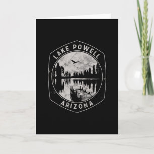 Vintage Lake Powell Arizona Outdoors Vacation Card