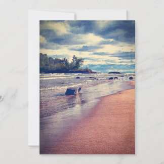 Vintage Lake Superior Holiday Card