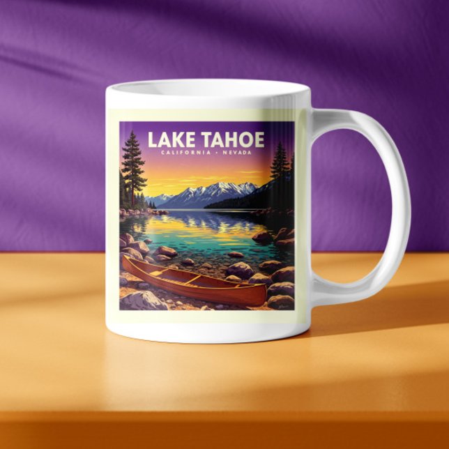Vintage Lake Tahoe California Nevada Coffee Mug (Creator Uploaded)