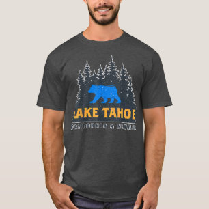 Vintage Lake Tahoe Grizzly Bear California Nevada  T-Shirt