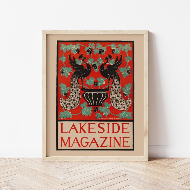 Vintage Lakeside Magazine Poster (Creator Uploaded)