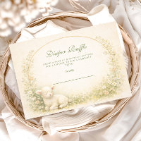 Vintage Lamb Meadow Arch Diapper Raffle