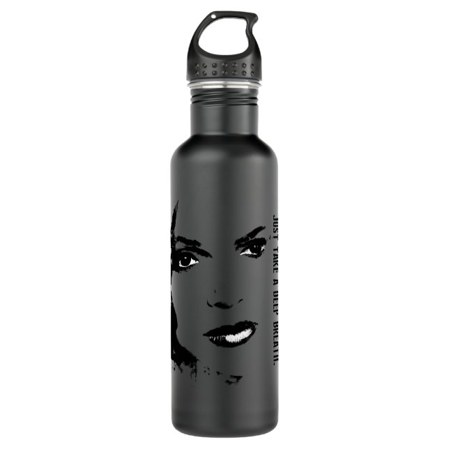 Vintage Lana Parrilla Feather 710 Ml Water Bottle (Front)