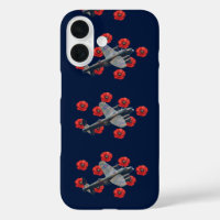 Vintage Lancaster Amongst Red Poppies