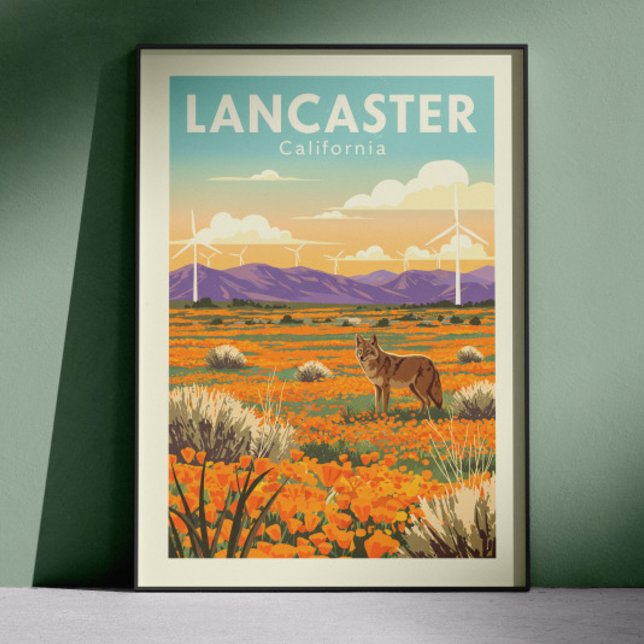 Vintage Lancaster California Poster (Creator Uploaded)
