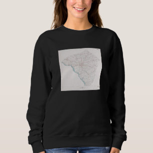 Vintage Lancaster County PA Map 1981 Sweatshirt