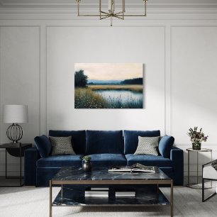 Vintage Landscape Artwork Whispers of Nature Canvas Print