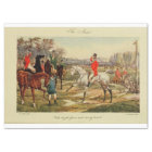 Vintage Landscape Fox Hunter Ephemera Decoupage