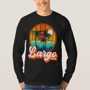 Vintage Largo Florida Summer Family Vacation Beach T-Shirt