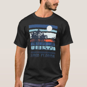 Vintage Largo Florida Summer Travel 70s 80s Beach  T-Shirt