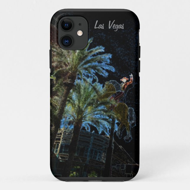 Vintage Las Vegas Case-Mate iPhone Case (Back)