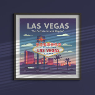 Vintage Las Vegas Nevada Poster