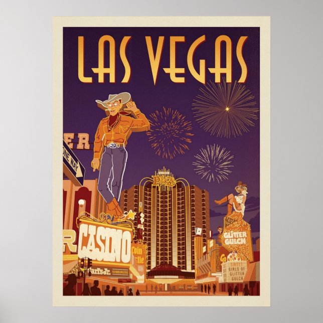 Vintage Las Vegas Poster (Front)