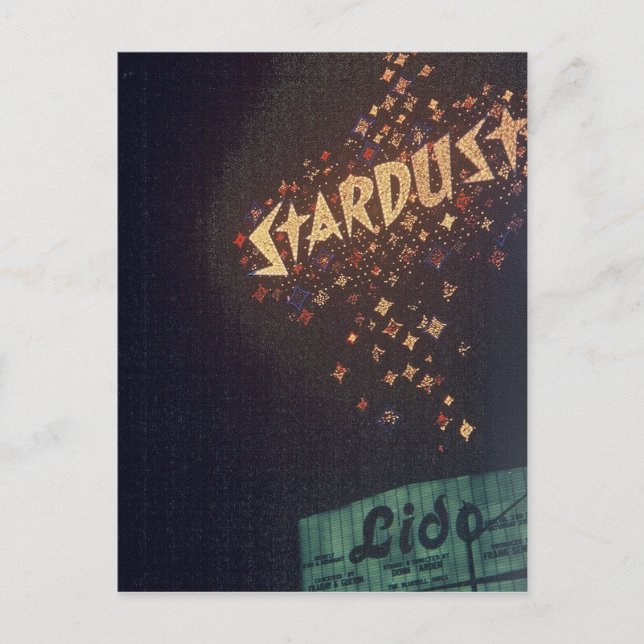 Vintage Las Vegas Stardust Hotel Postcard (Front)