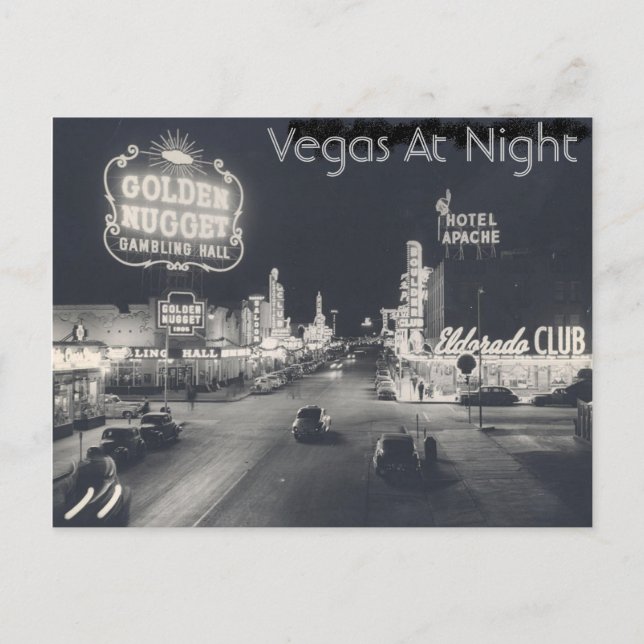 Vintage Las Vegas Strip Postcard (Front)