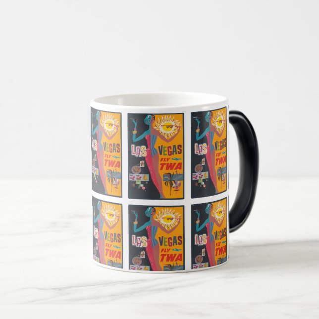 Vintage Las Vegas Travel USA Magic Mug (Front Right)