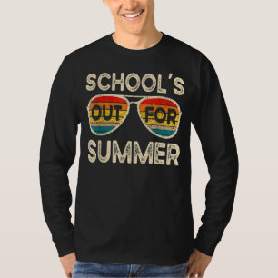 Vintage Last Day Of School Schools Out For Summer T-Shirt