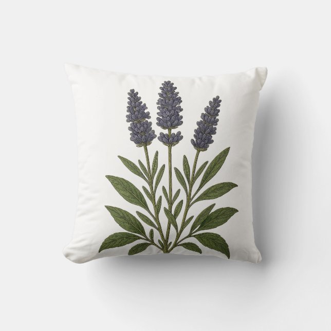 Vintage Lavender Cushion (Front)
