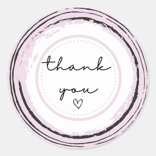 Vintage Lavender Gratitude Seal for Your Purchase (Front)