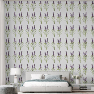 Vintage Lavender pattern- Wallpaper