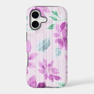 Vintage Lavender Watercolor Floral iPhone Case