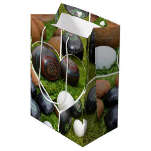 Vintage Lawn Bowls Collection,  Medium Gift Bag