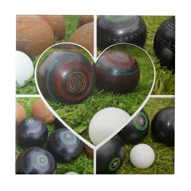 Vintage Lawn Bowls Collection,  Tile (Front)
