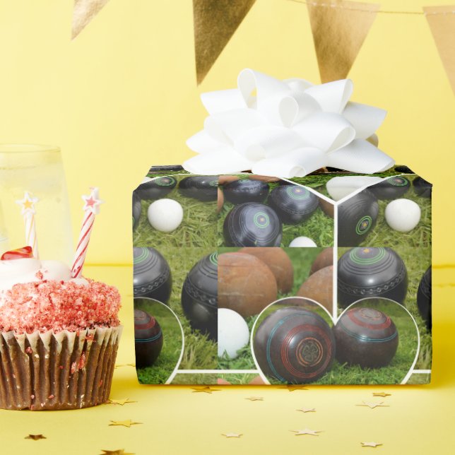 Vintage Lawn Bowls Collection,  Wrapping Paper (Birthday Party)