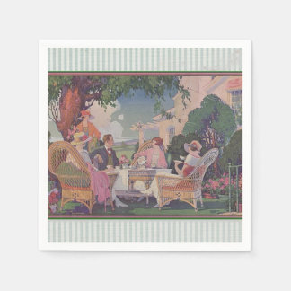 Vintage Lawn Gathering Cocktail Napkins