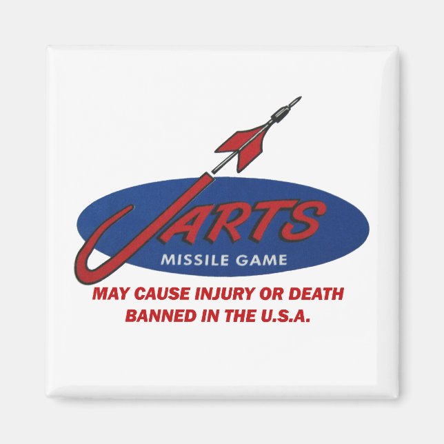 Vintage Lawn Jarts Magnet (Front)