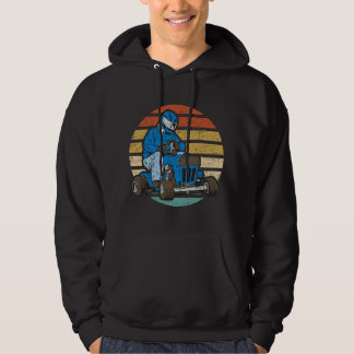 Vintage Lawn Mower Race Hoodie
