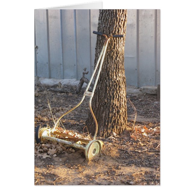 Vintage Lawnmower (Front)