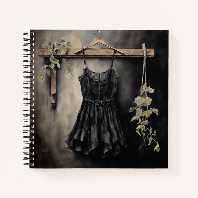 Vintage LBD Elegant Designer Diary Notebook (Front)