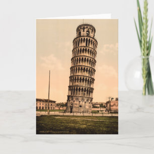 Vintage Leaning Tower of Pisa Thank You
