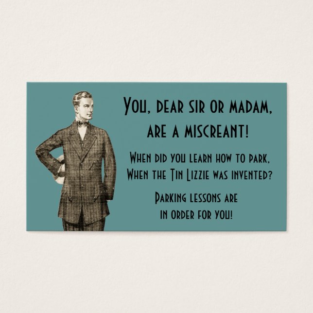 Vintage Learn How To Park (Front)