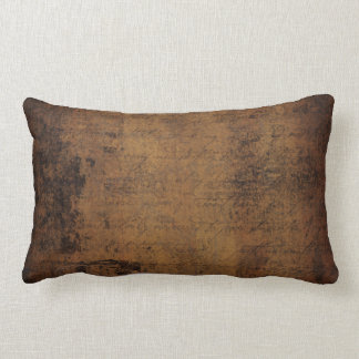 Vintage Leather Lumbar Cushion