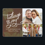 Vintage Leaves Holiday Photo Card<br><div class="desc">Celebrate the season with this modern and stylish holiday card from Berry Berry Sweet. Visit WWW.BERRYBERRYSWEET.COM for more of our stylish holiday collections.</div>