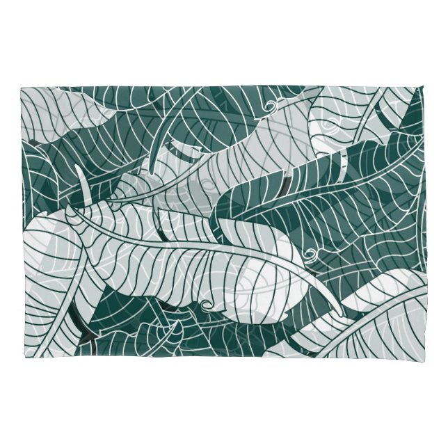Vintage Leaves Pattern Background Pillowcase (Front)