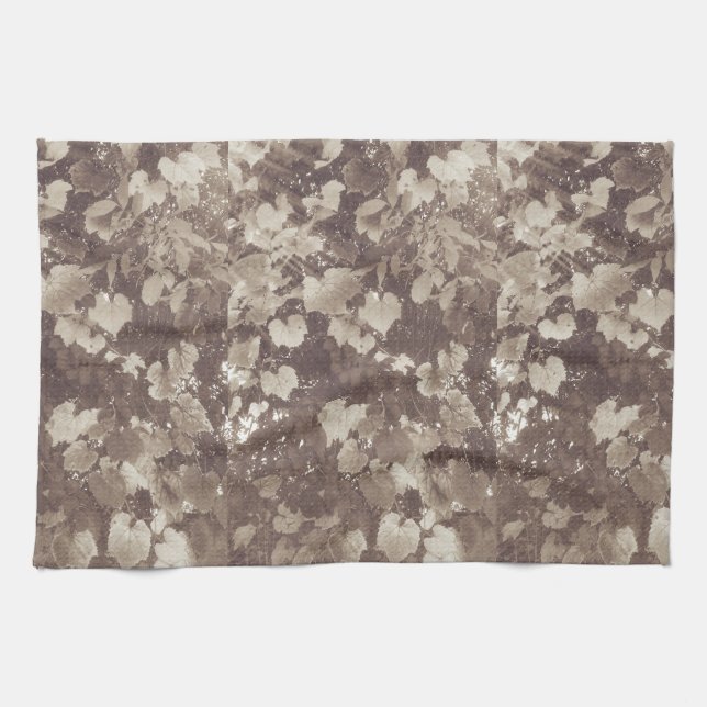VINTAGE LEAVES TEA TOWEL (Horizontal)