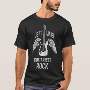 Vintage Left Handed Guitar player  Lefty Guitarist T-Shirt