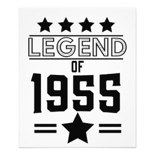 vintage legend of 1955 photo print