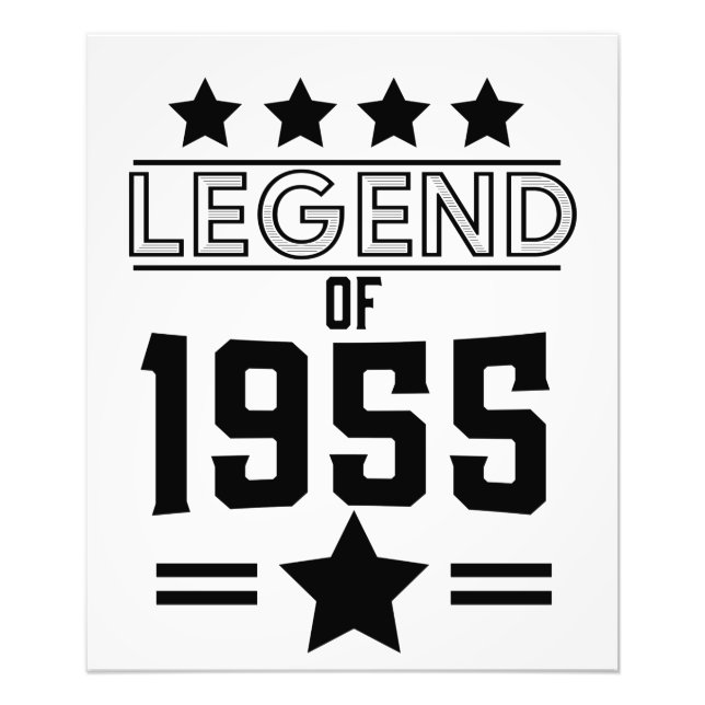vintage legend of 1955 photo print (Front)