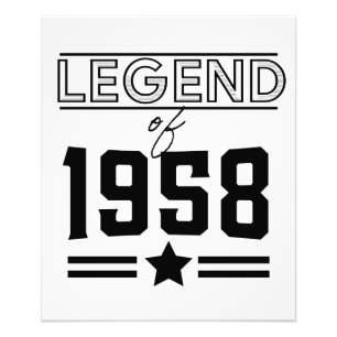 Vintage Legend of 1958 Photo Print