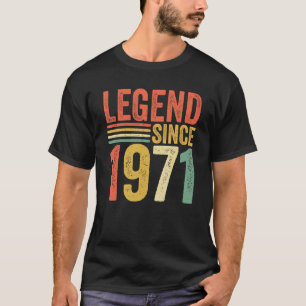 Vintage Legend Since 1971 51th Birthday Retro Men T-Shirt