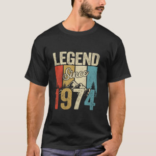 Vintage Legend Since 1974 50th Birthday Gifts 50 Y T-Shirt