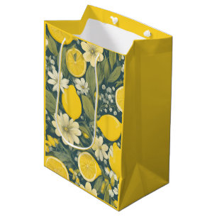 Vintage lemon medium gift bag