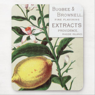 Vintage Lemon Mouse Pad