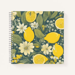 Vintage lemon notebook