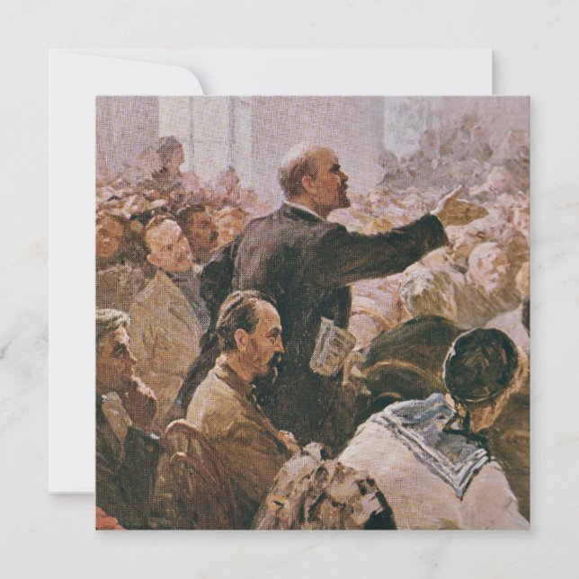 Vintage Lenin Holiday Card (Front)